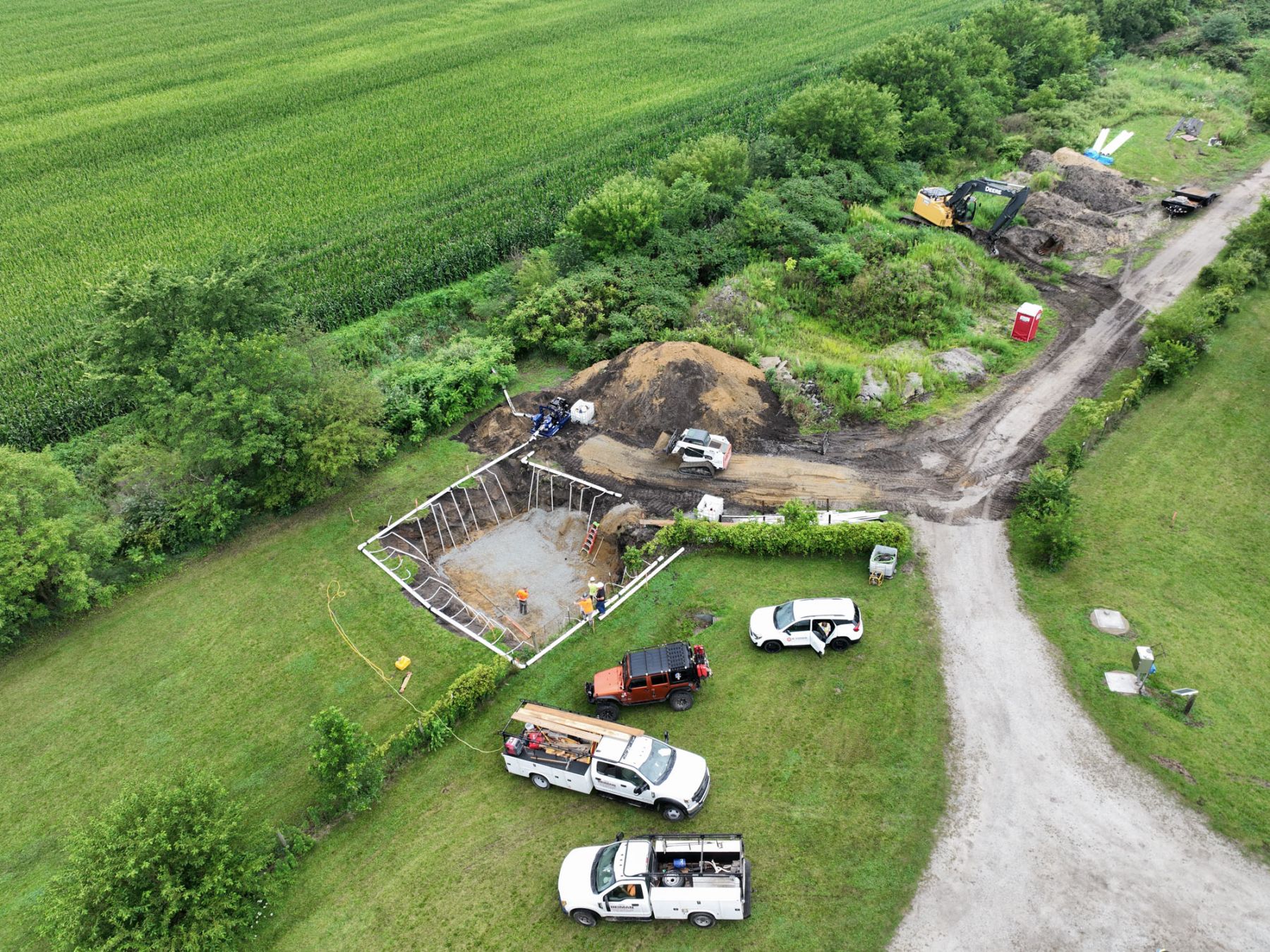 LaCrosse Wastewater Treatment Plant (In Progress) in LaCrosse, IN - Industrial | Manufacturing project by R. Yoder Construction