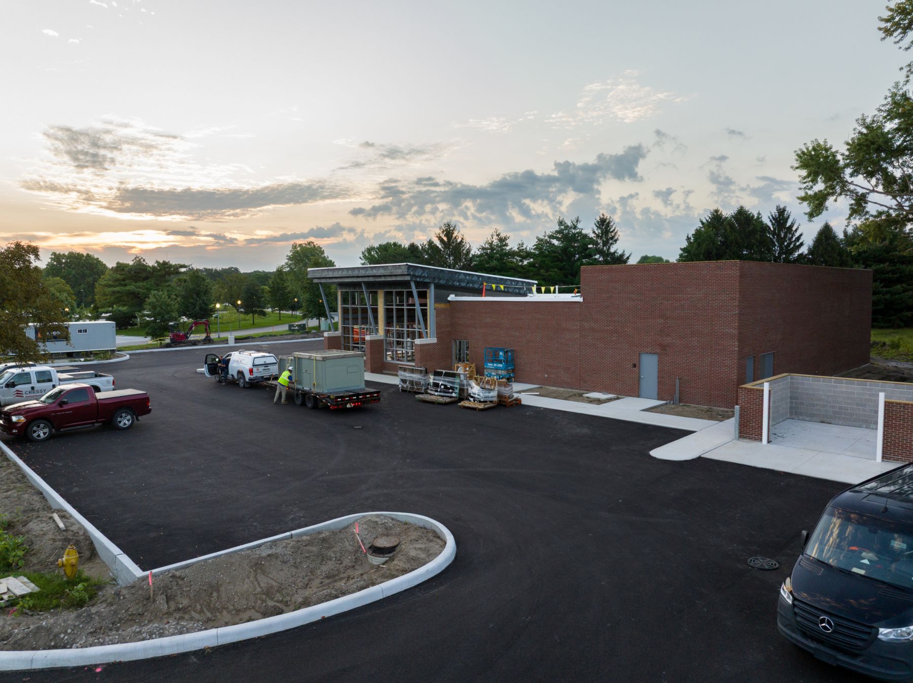 Michiana Eye Center (In Progress) construction details in Mishawaka, IN by R. Yoder Construction