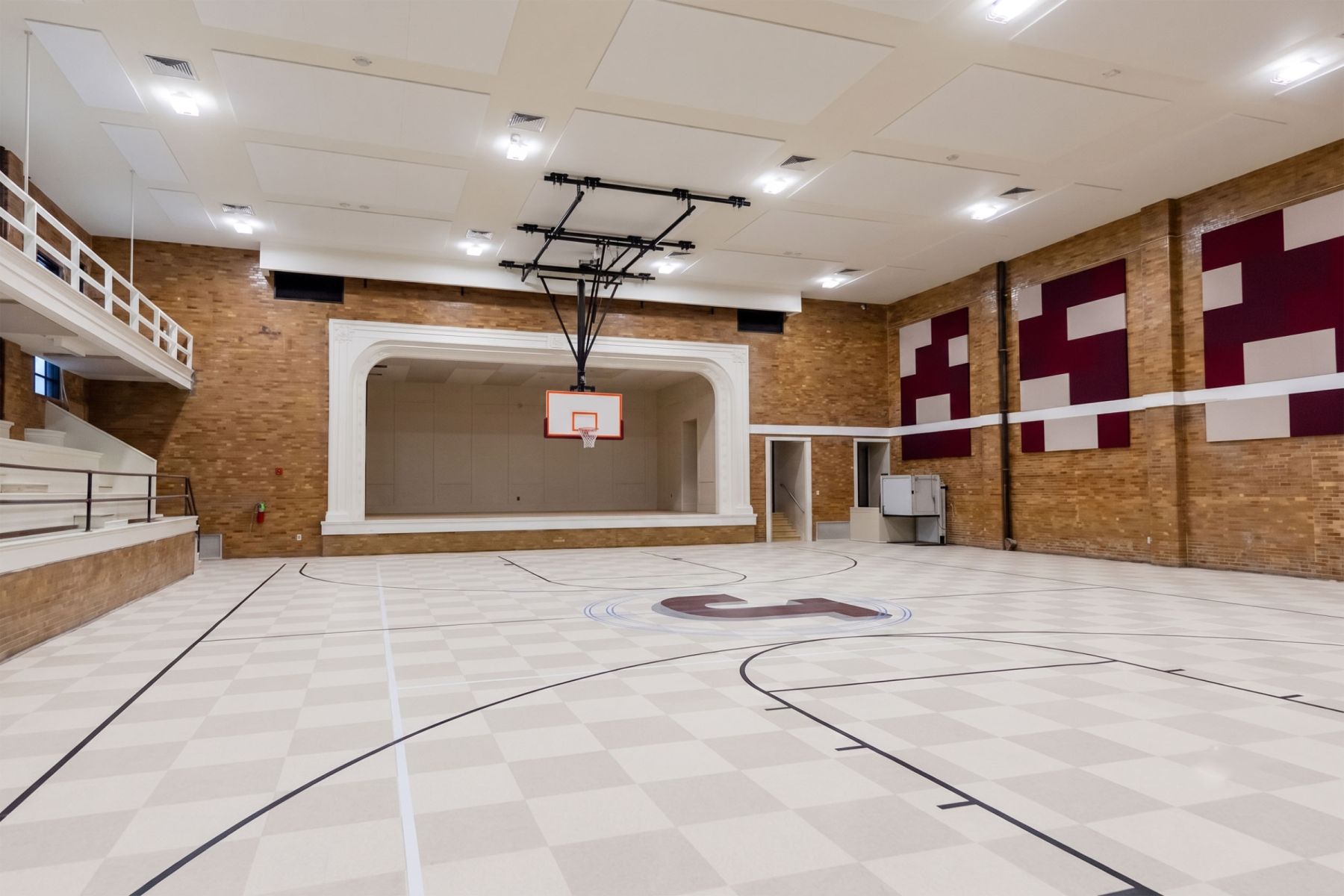 Baugo - Jimtown Historic Gym construction details in Elkhart, IN by R. Yoder Construction