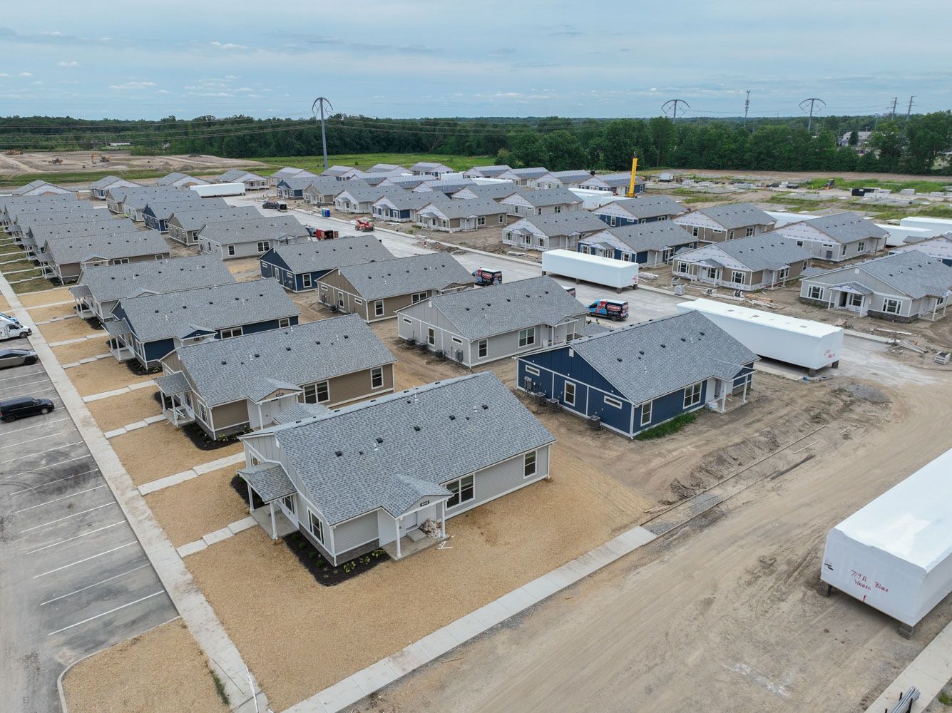 Southfield Village - The Pines construction details in South Bend, IN by R. Yoder Construction