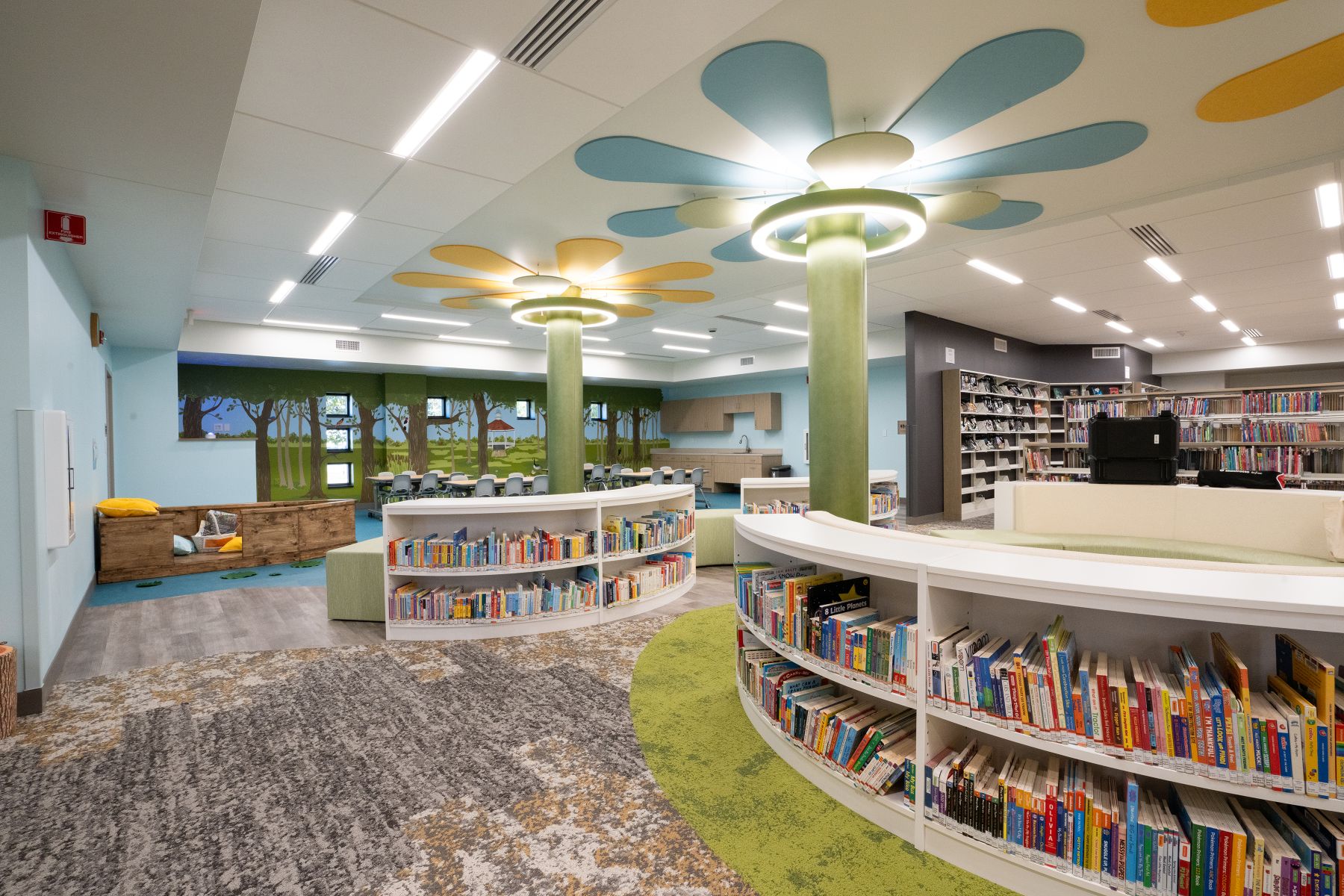 Plymouth Library - Phase I and II construction details in Plymouth, IN by R. Yoder Construction