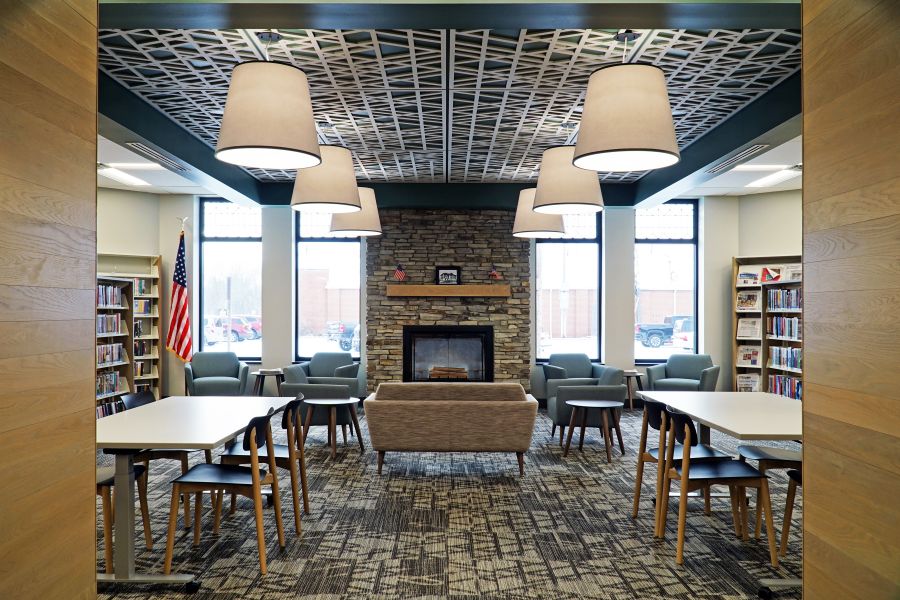 Plymouth Library - Phase I and II - Featured Commercial Construction Project by R. Yoder Construction in Northern Indiana
