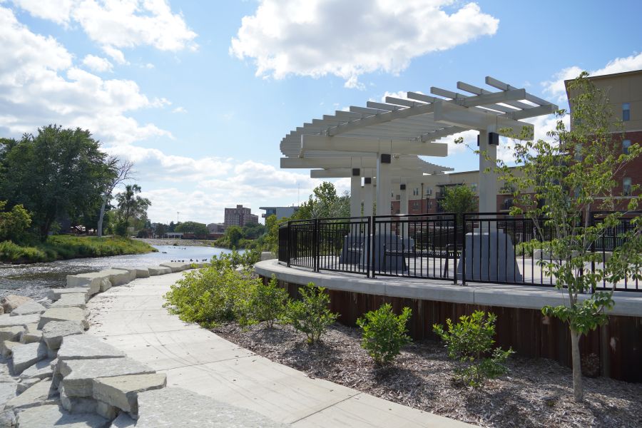 Elkhart River Walk  - Featured Commercial Construction Project by R. Yoder Construction in Northern Indiana